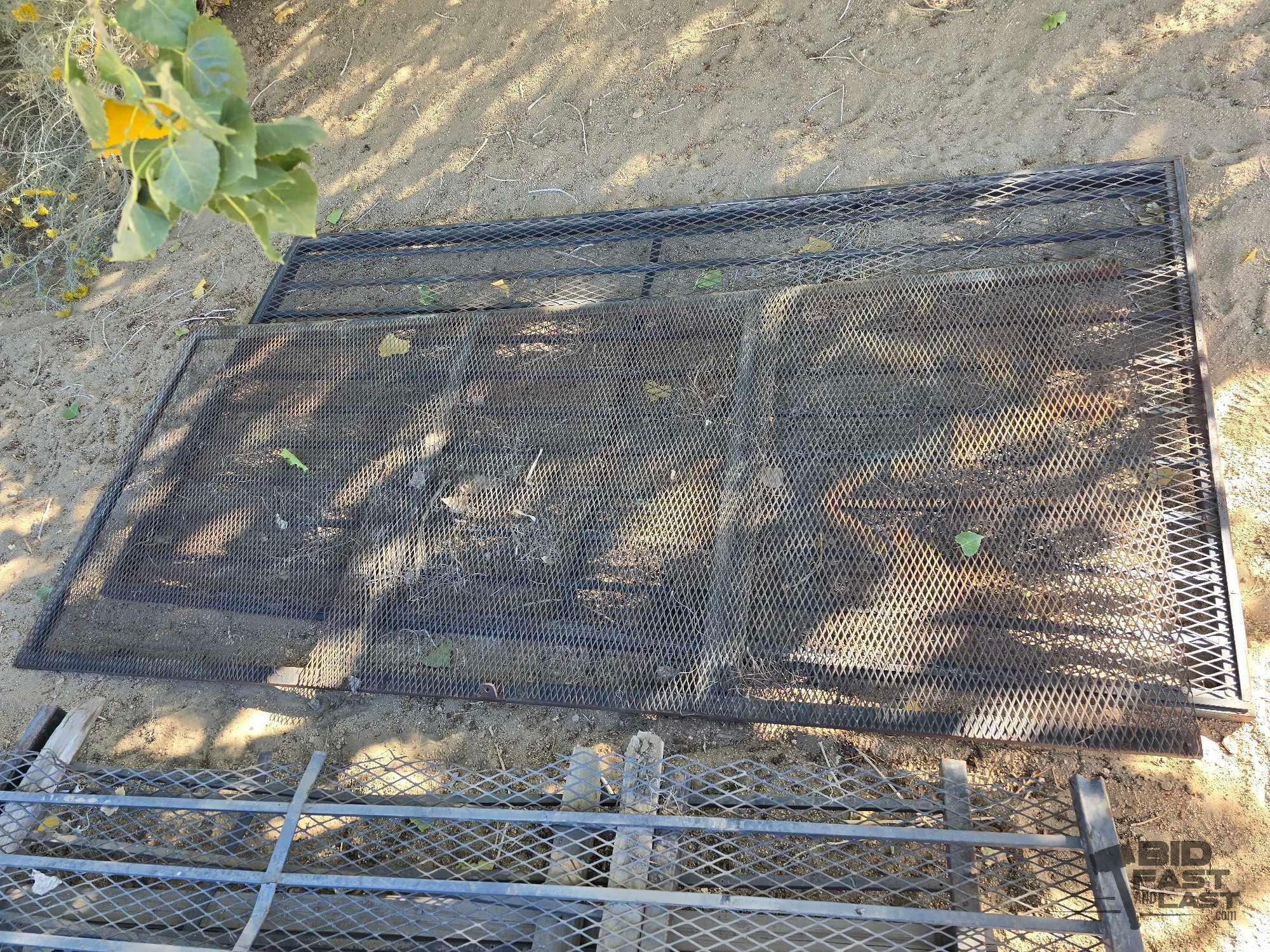 3 Rod Iron Gates and 1 Mesh Gate