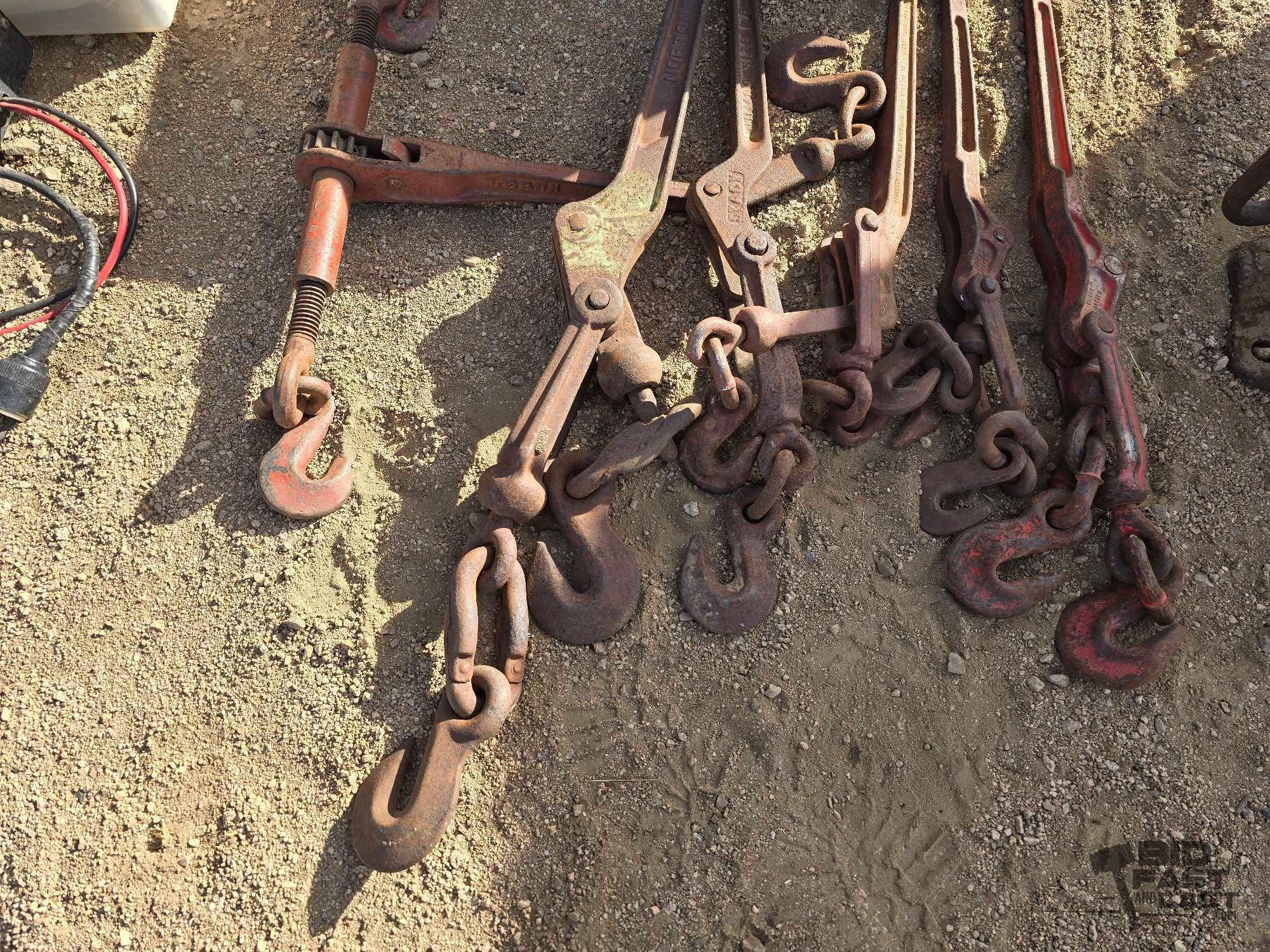 6 Binders and 1 Pintle Hitch