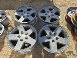 1 Set of Jeep 5 Lug Wheels