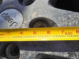 1 Set of Jeep 5 Lug Wheels