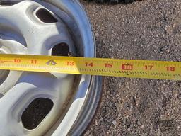 Set of 4 Lug Steel Wheels