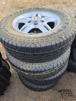 4 Honda 5 Lug Wheels with Tires