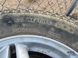4 Honda 5 Lug Wheels with Tires