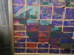 Framed Christopher Dunlap Painted Canvas