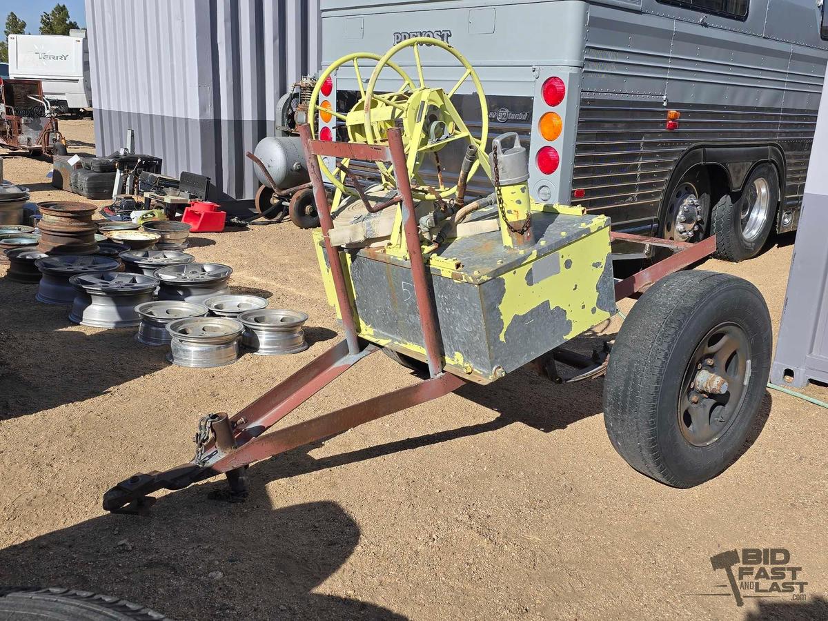 Trailer with Fire Hose and Tank