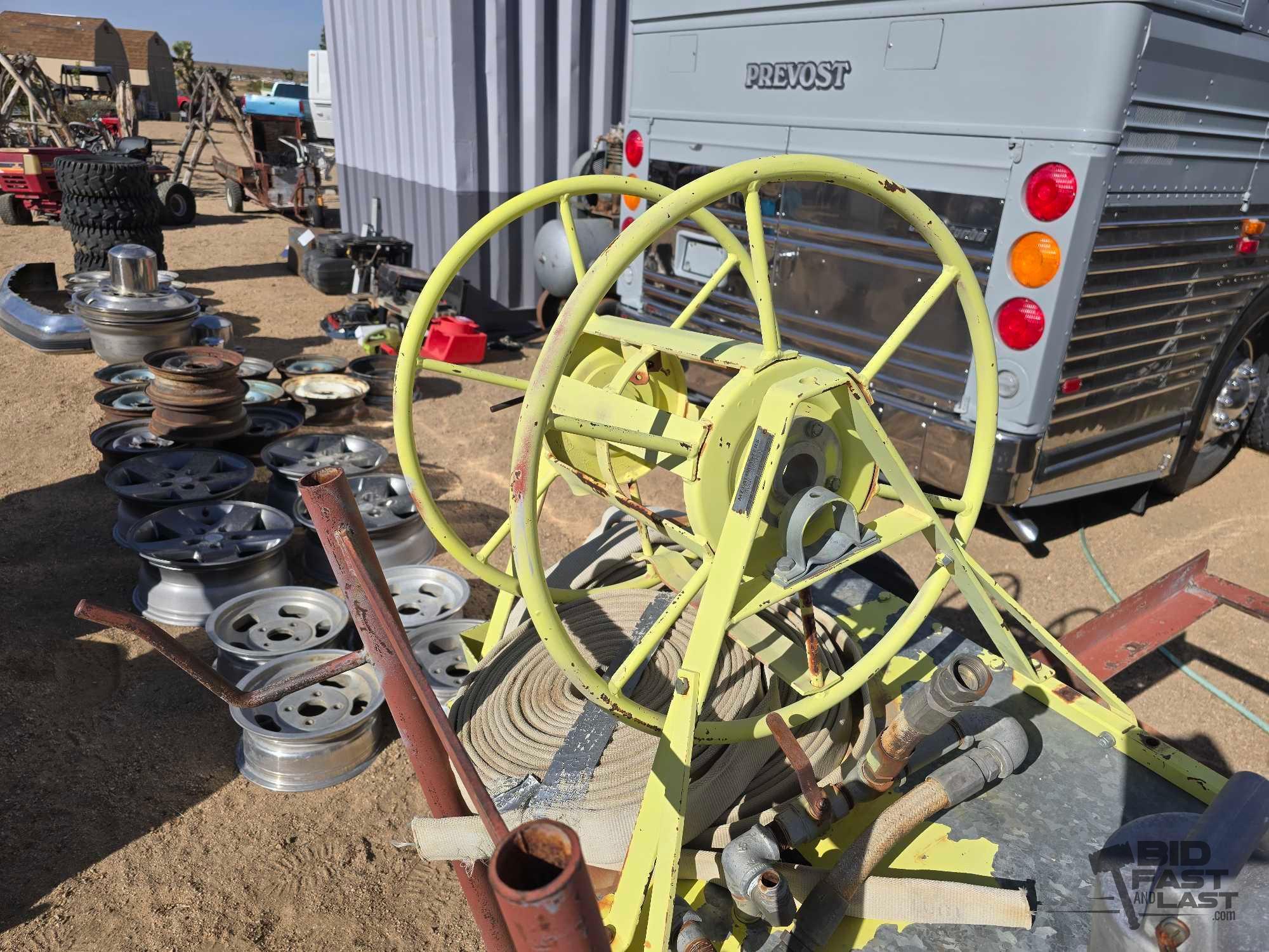 Trailer with Fire Hose and Tank