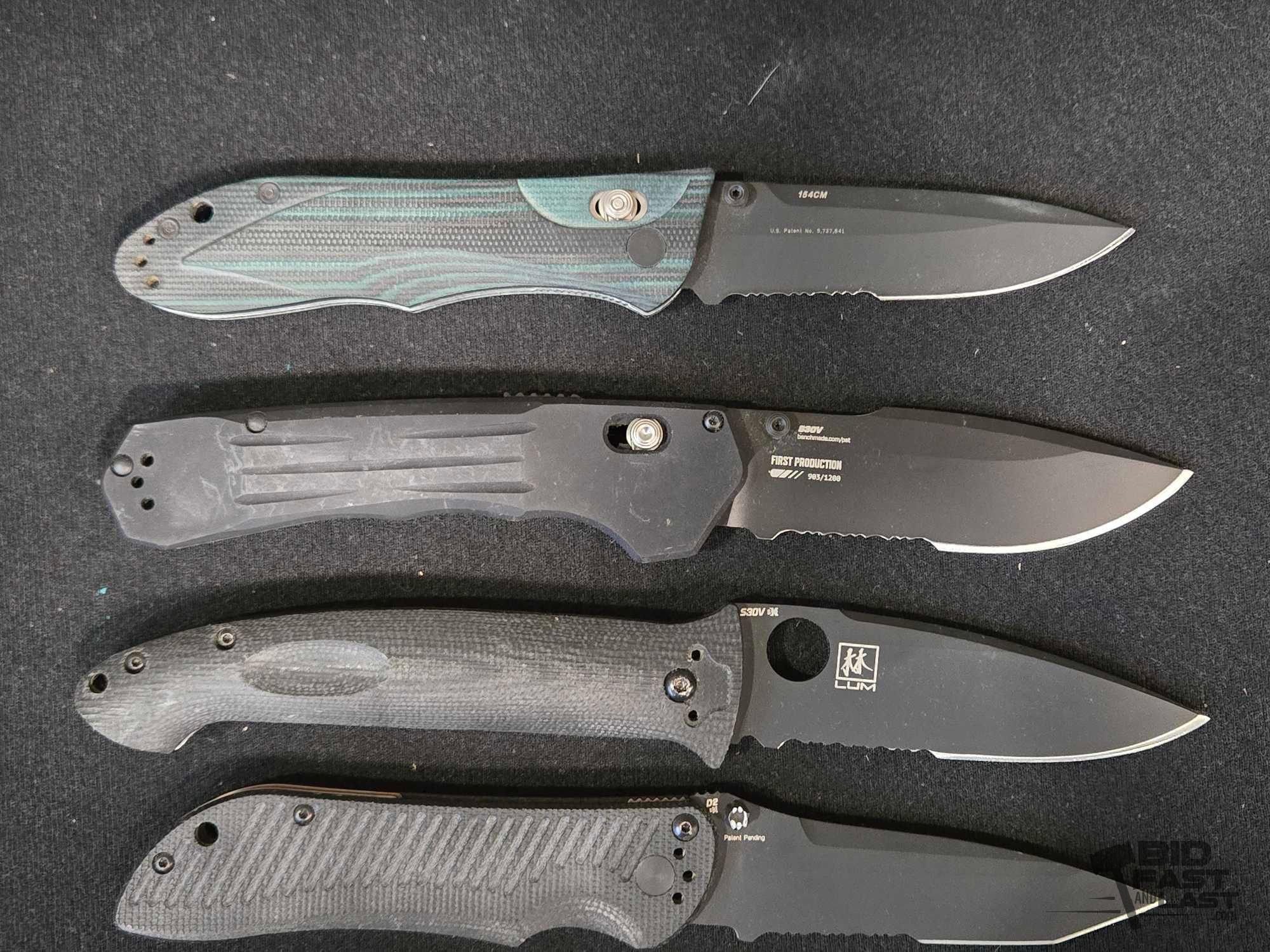 (5) Benchmade Pocket Knives