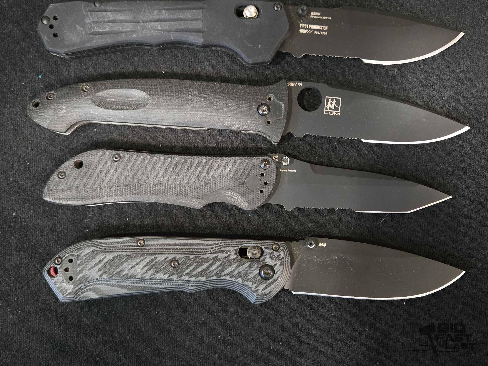 (5) Benchmade Pocket Knives