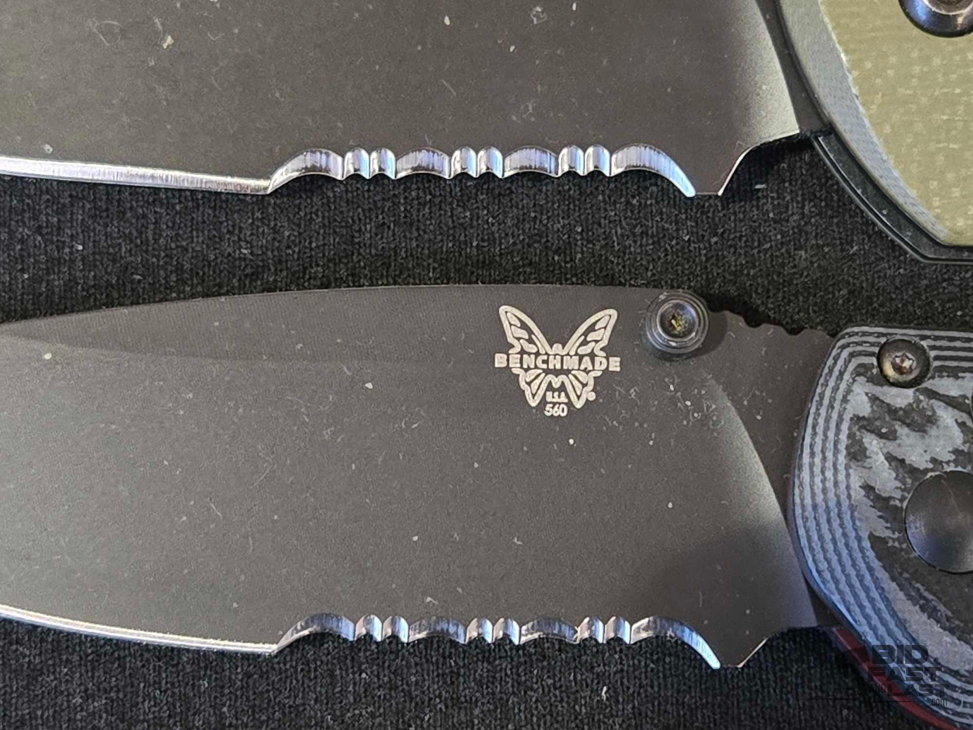(5) Benchmade Pocket Knives
