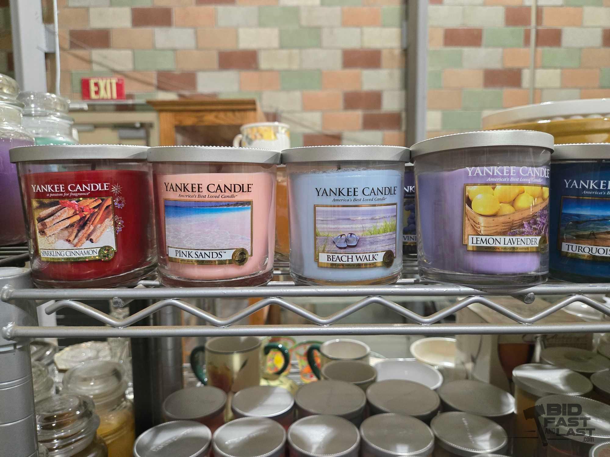 Over (70) Yankee Candles