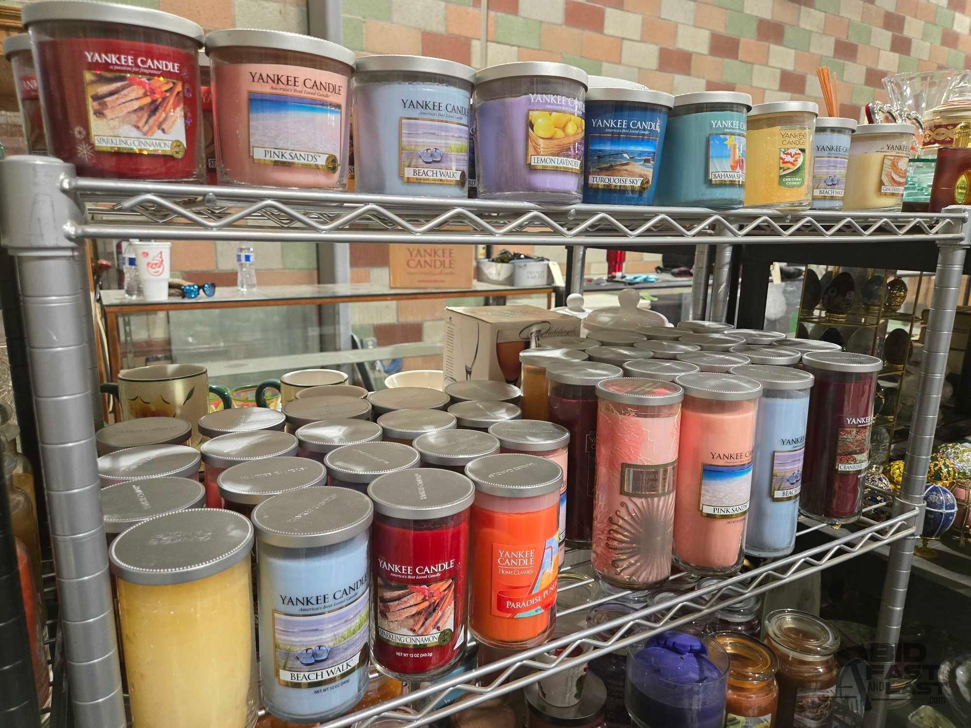 Over (70) Yankee Candles