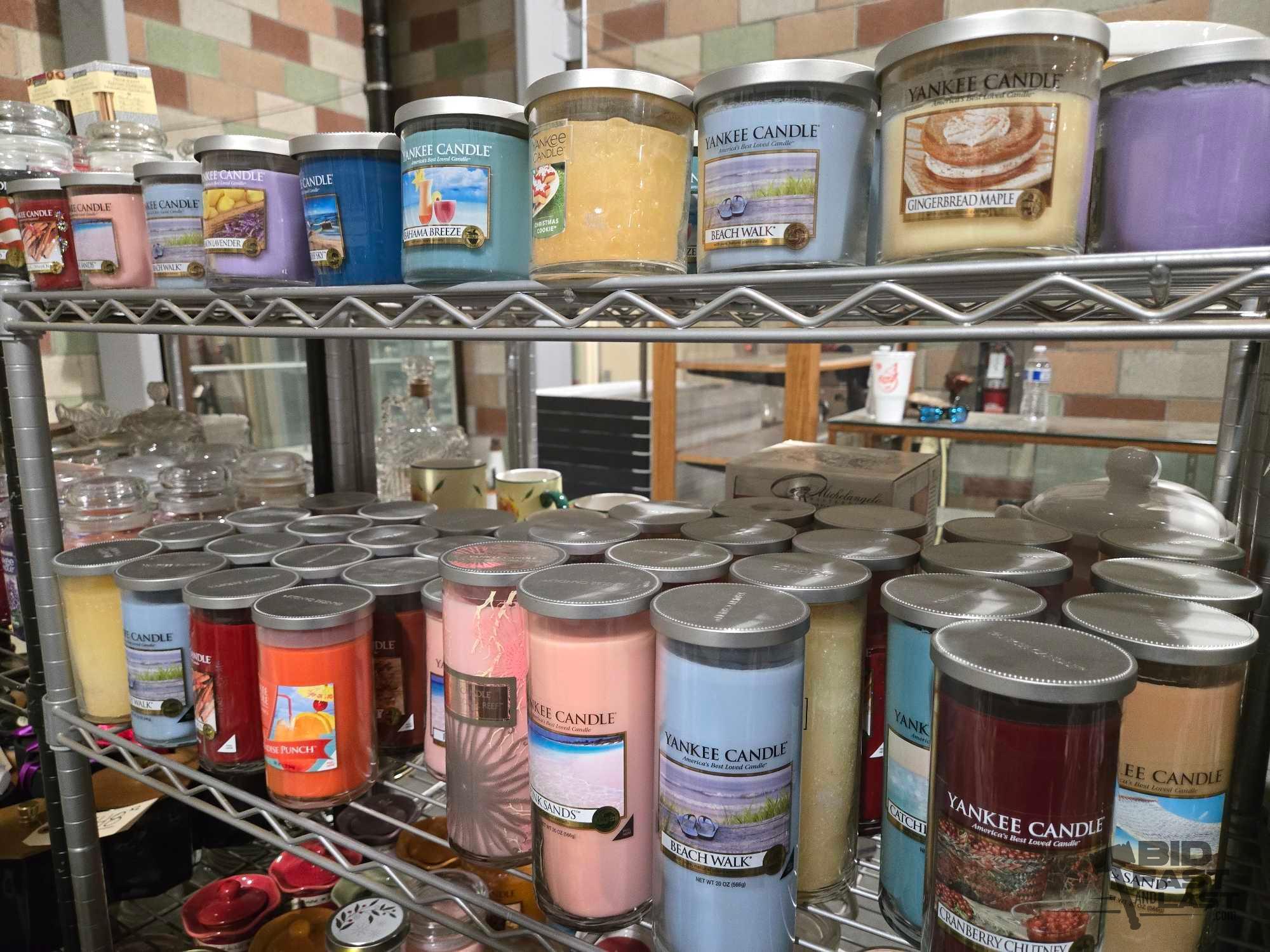 Over (70) Yankee Candles
