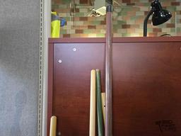 (2) Rakes, (2) Fruit Pickers and Stick