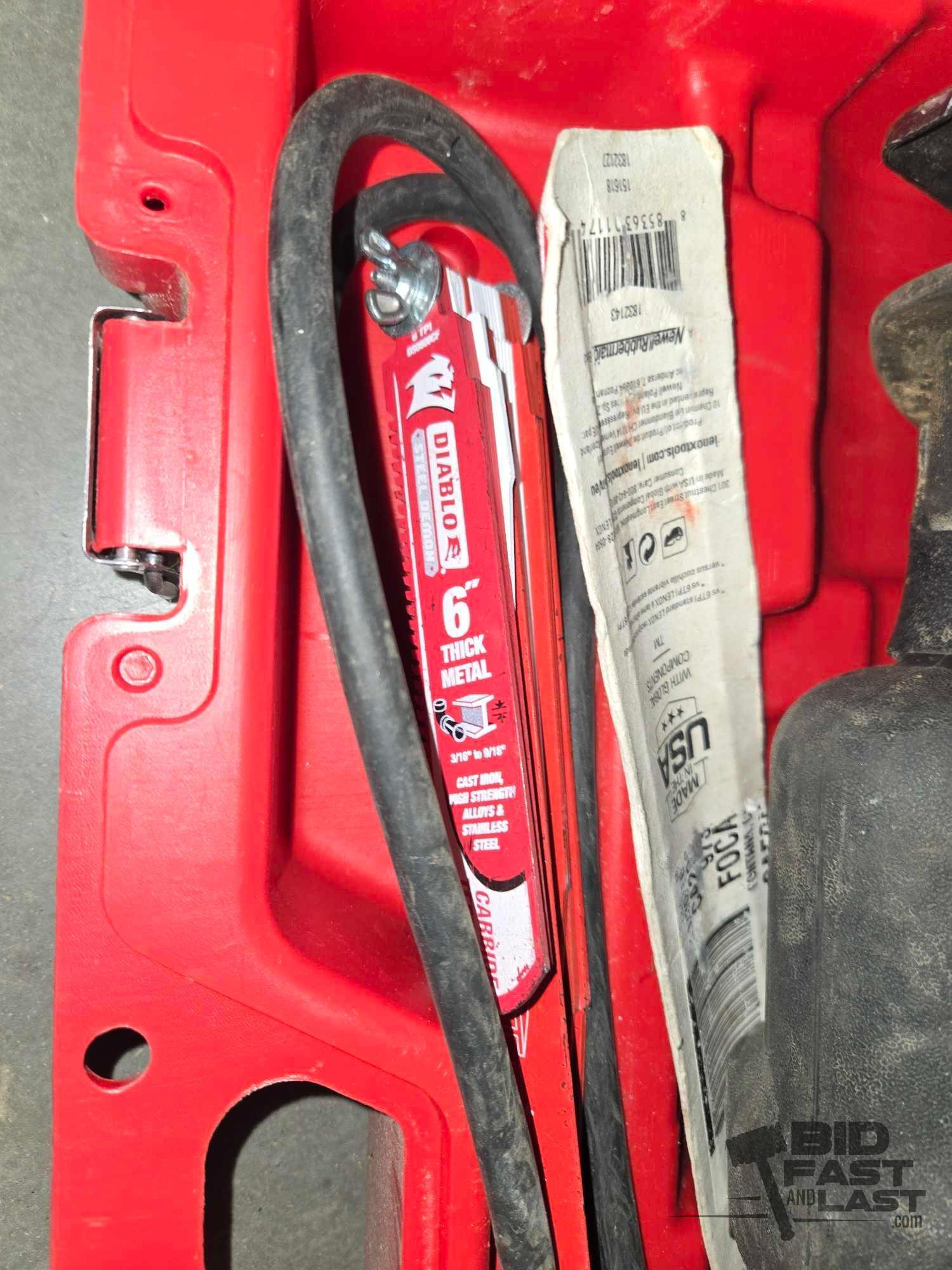 Milwaukee Orbital Sawzall and Case