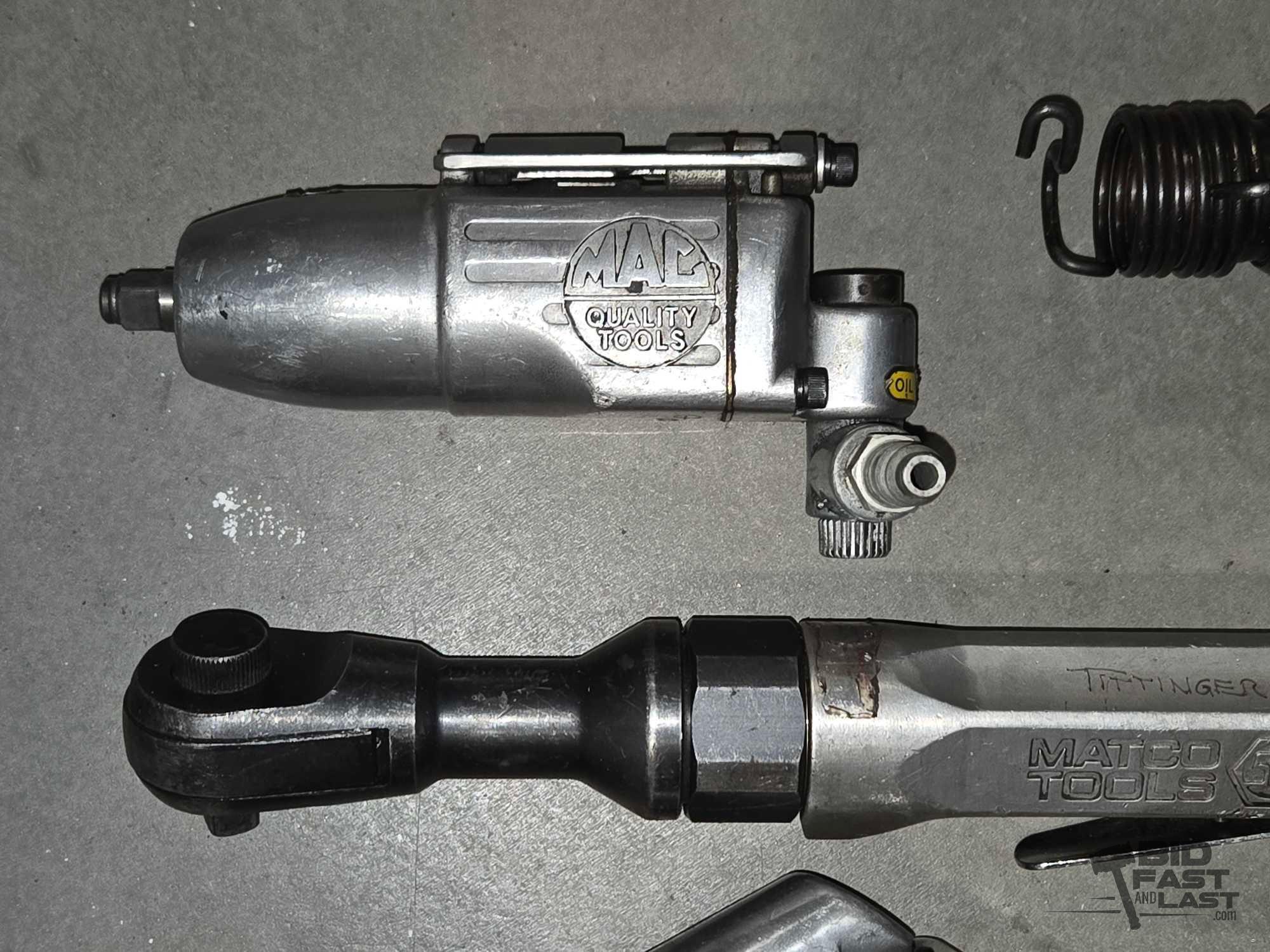 (4) MACTO Pneumatic Tools & Attachments