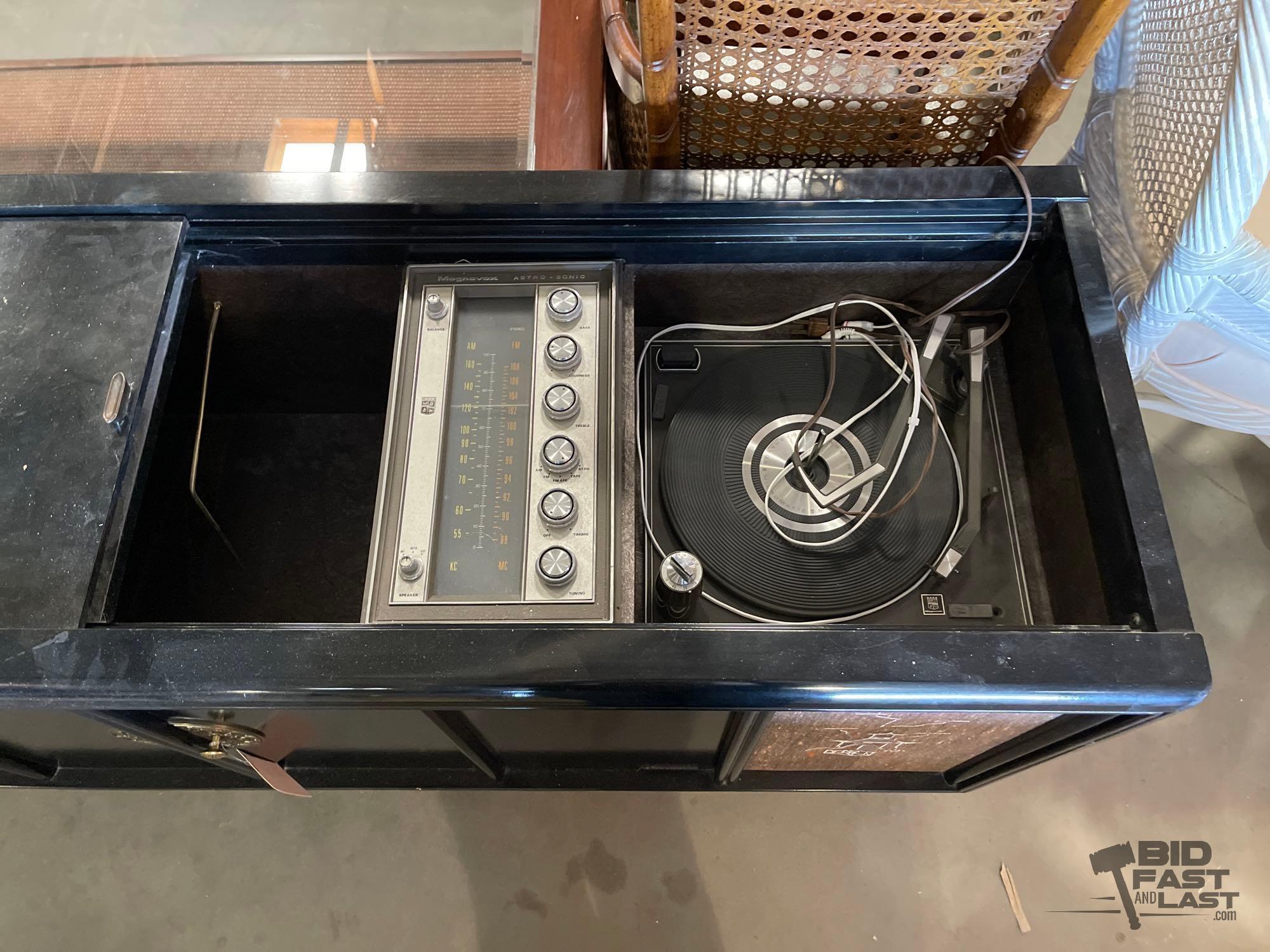 Magnavox Oriental Style Record Player Console