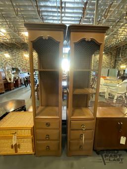 (2) Display Cabinets