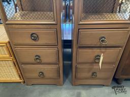 (2) Display Cabinets