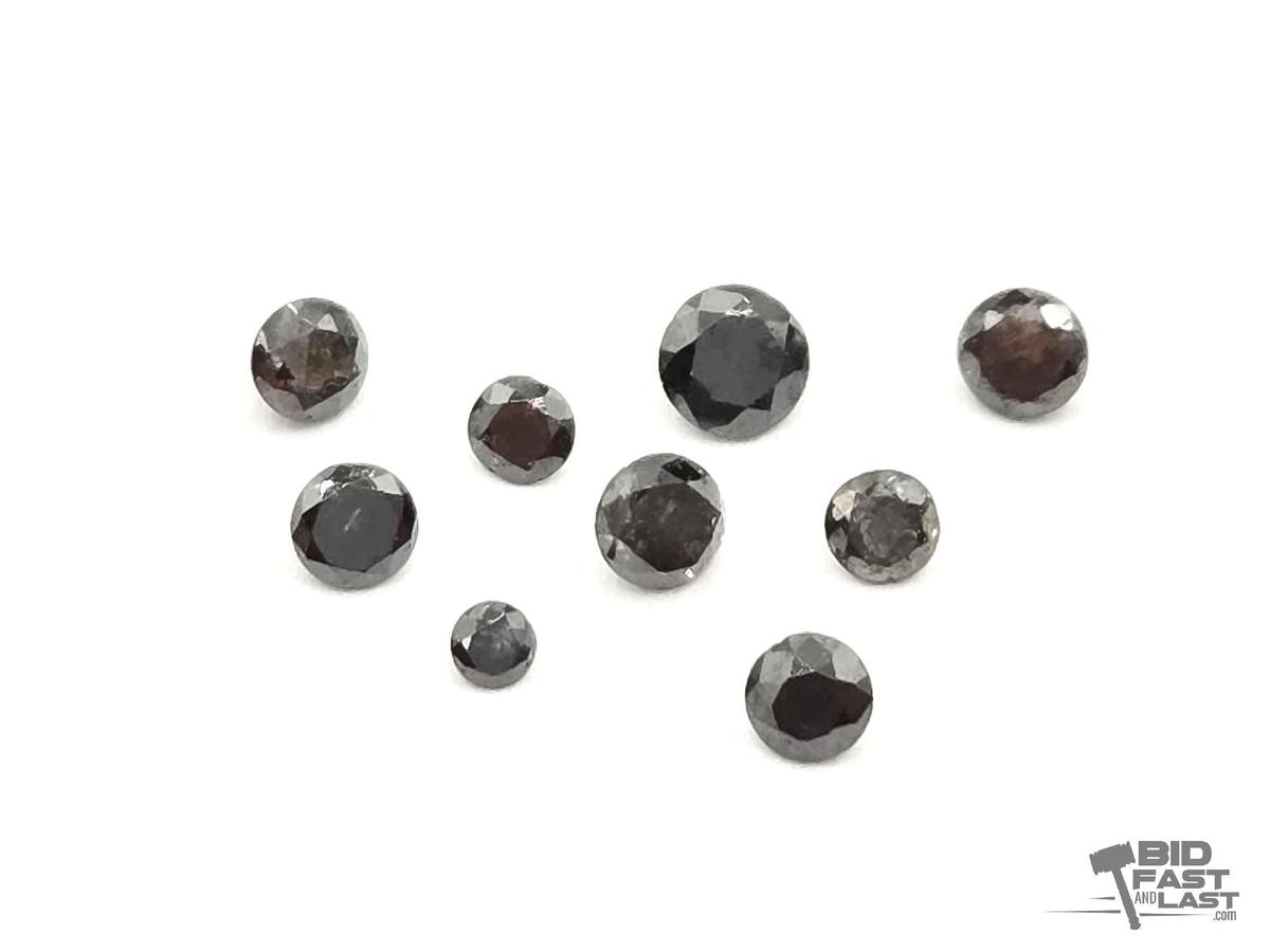 (9) Loose Diamonds, .17g