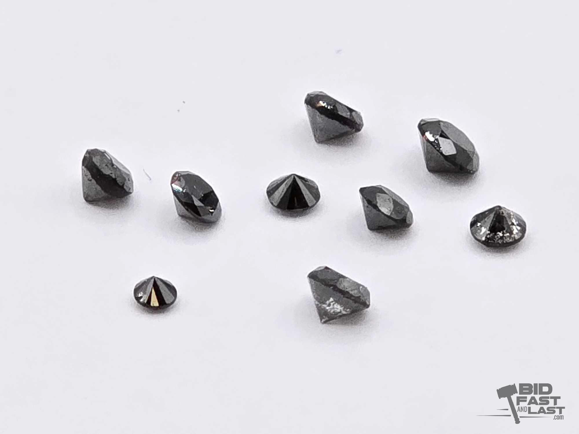 (9) Loose Diamonds, .17g