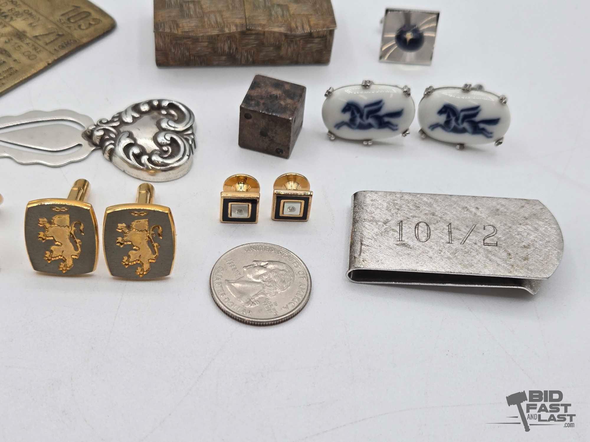 Cufflinks, Money Clip, Trinket Box and More