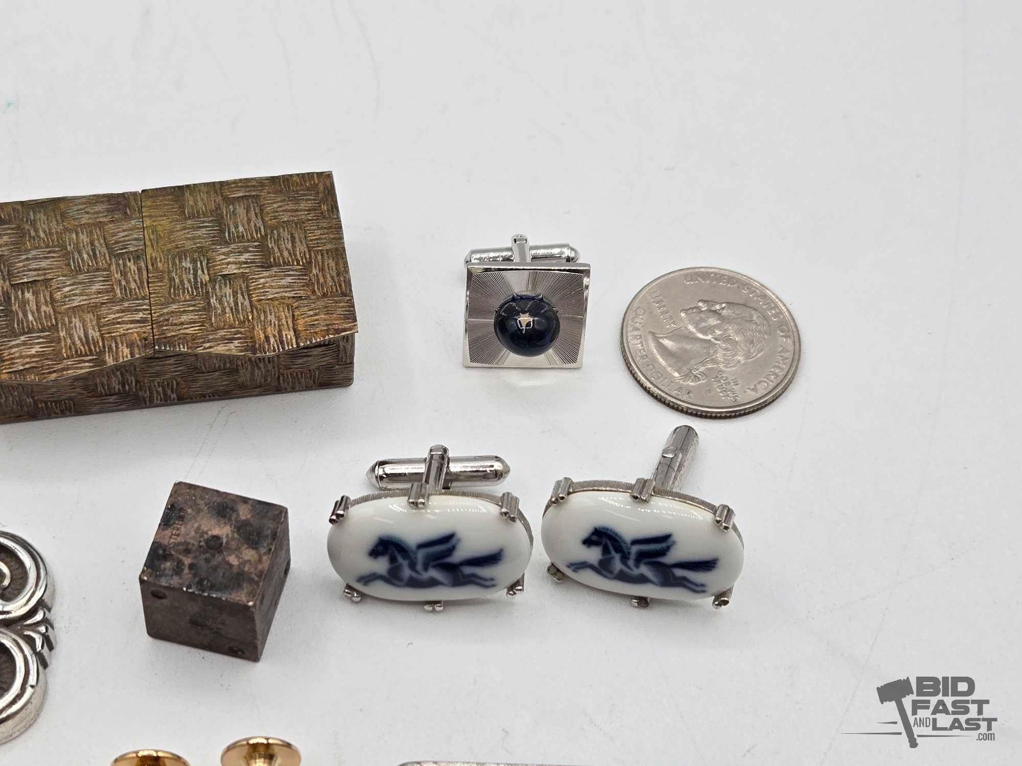 Cufflinks, Money Clip, Trinket Box and More