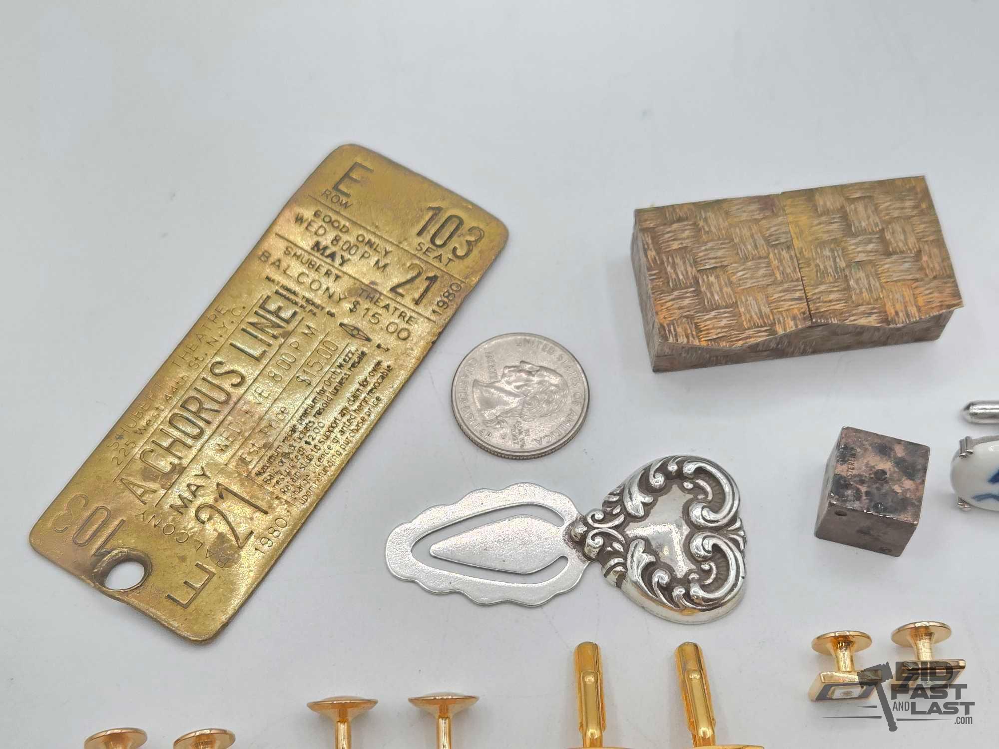 Cufflinks, Money Clip, Trinket Box and More
