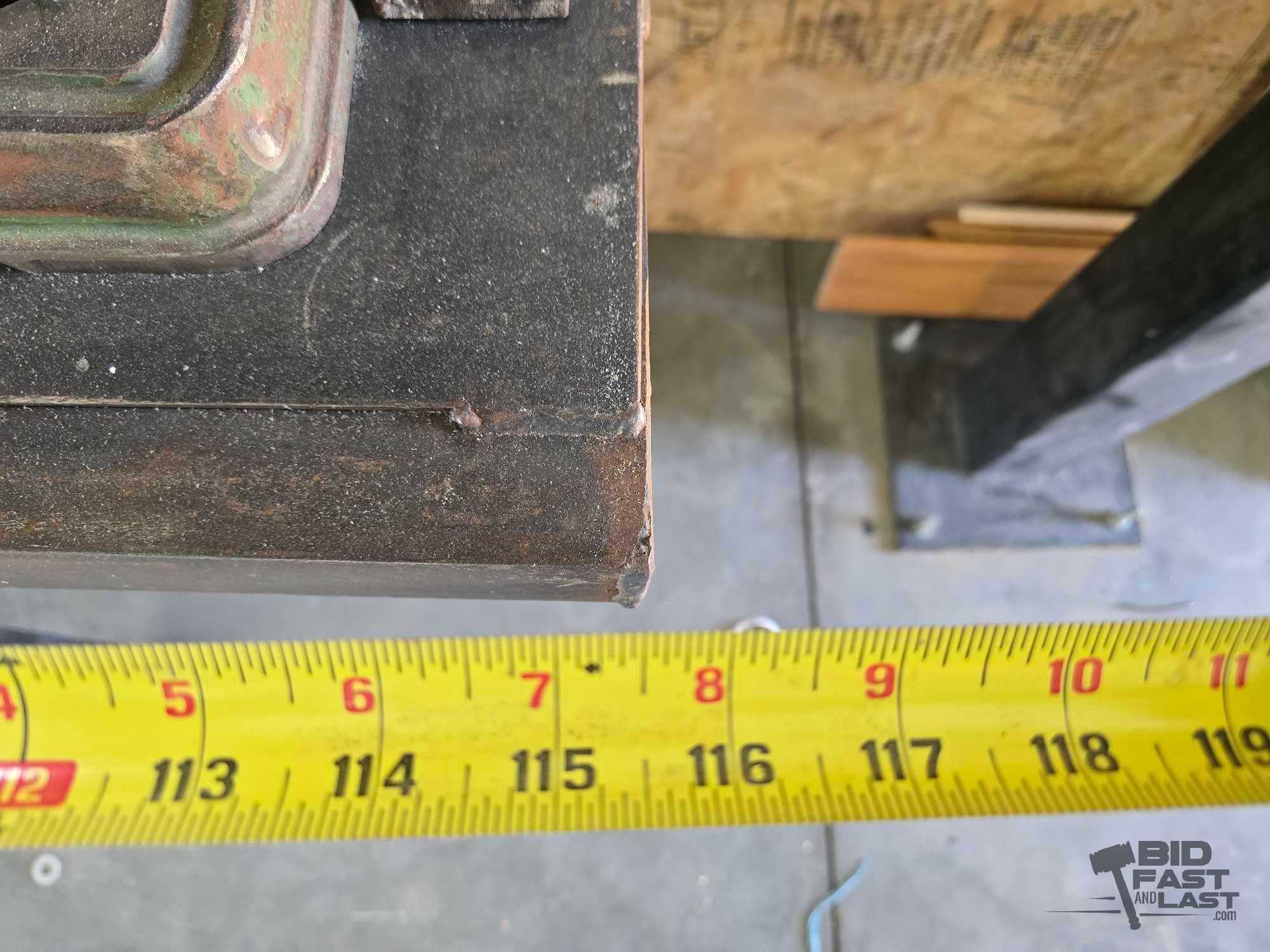 Enco Bench Drill Press with Attached Work Bench
