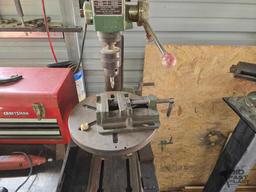 Enco Bench Drill Press with Attached Work Bench