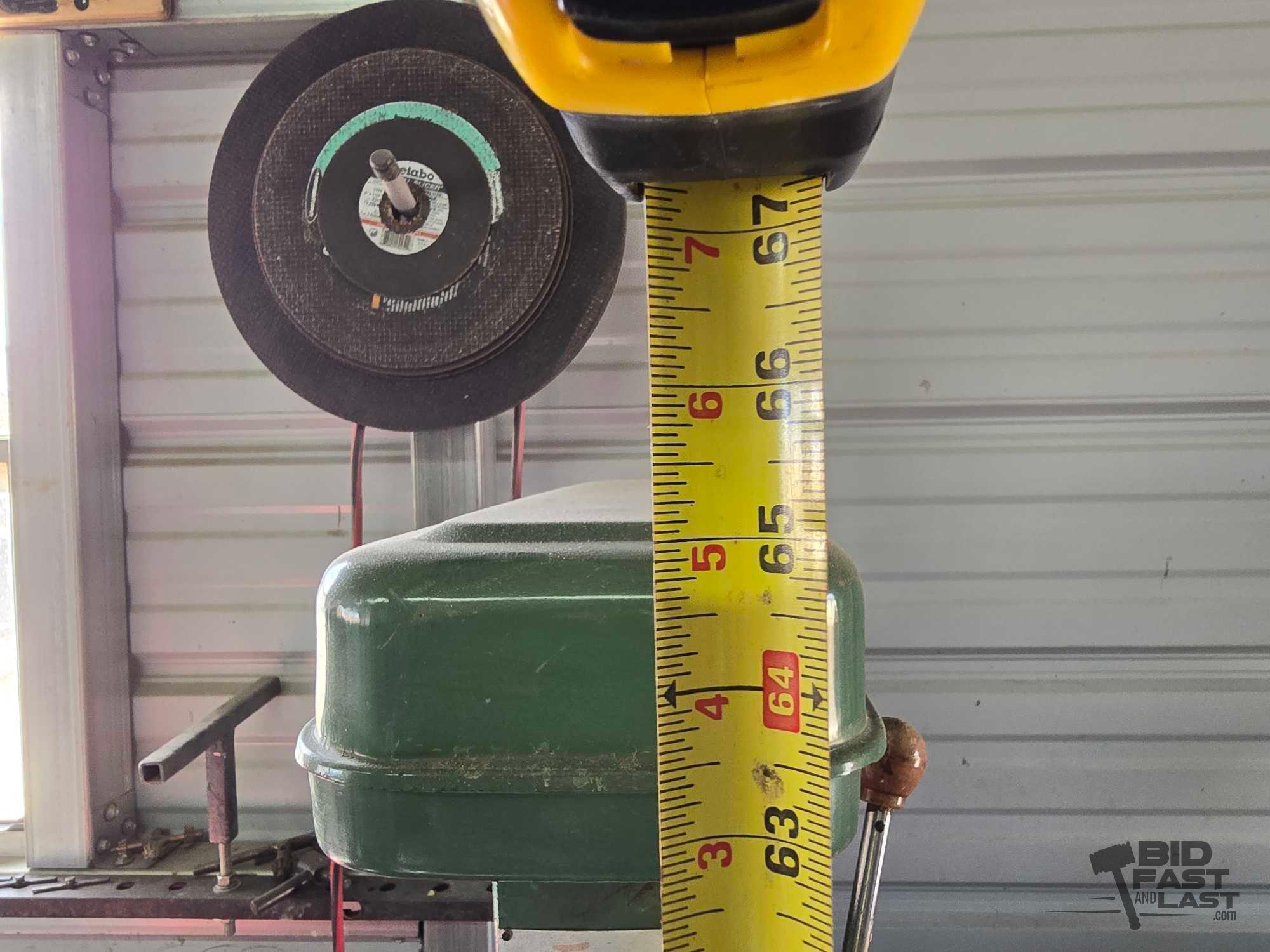 Enco Bench Drill Press with Attached Work Bench