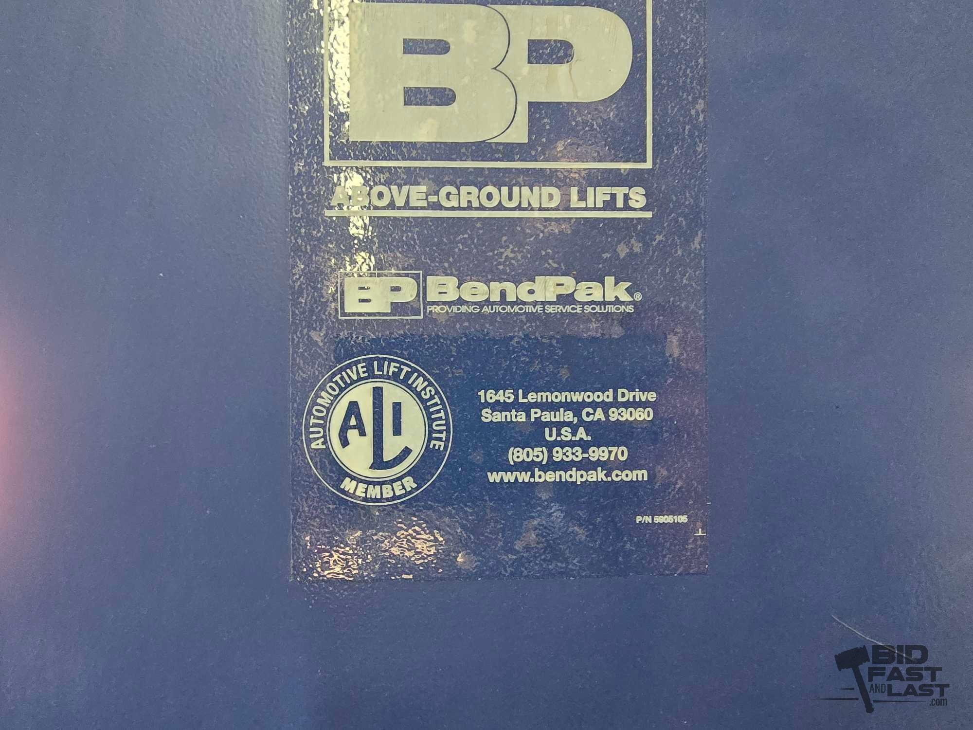 BendPak XPR-9-LP 2 Post Lift