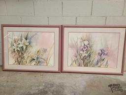 (2) Signed Framed Brent Houghton Prints