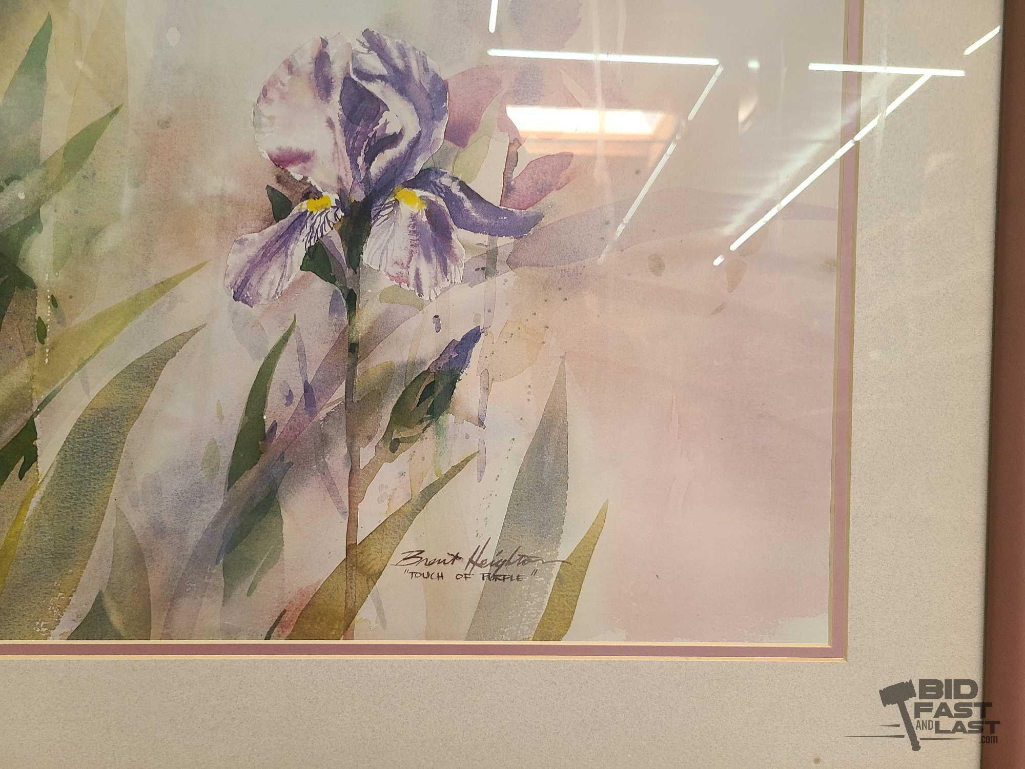 (2) Signed Framed Brent Houghton Prints