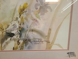 (2) Signed Framed Brent Houghton Prints