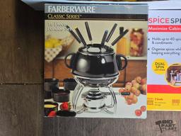 Fondue Set, Spice Spinner & More