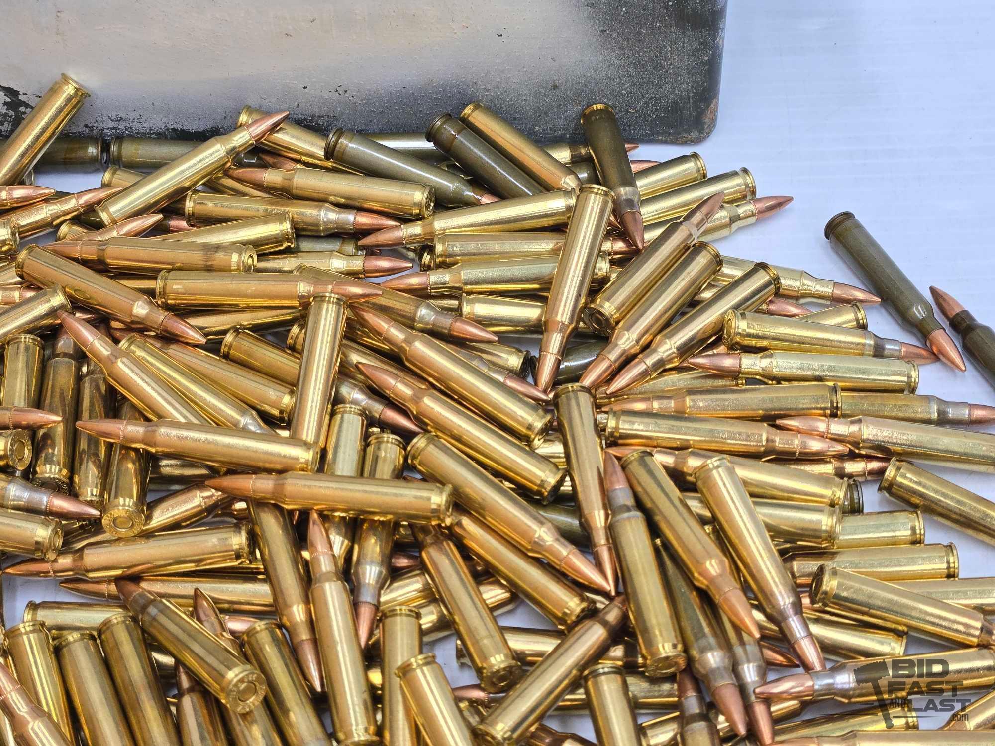 NEW!!! Over (200) Rounds of 223 Ammo W/ Metal Ammo Box