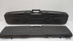 (2) Hard Plastic Gun Cases