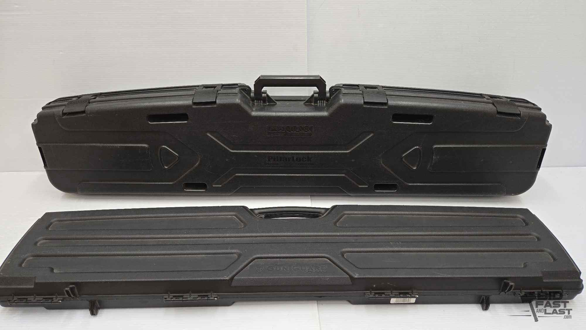 (2) Hard Plastic Gun Cases