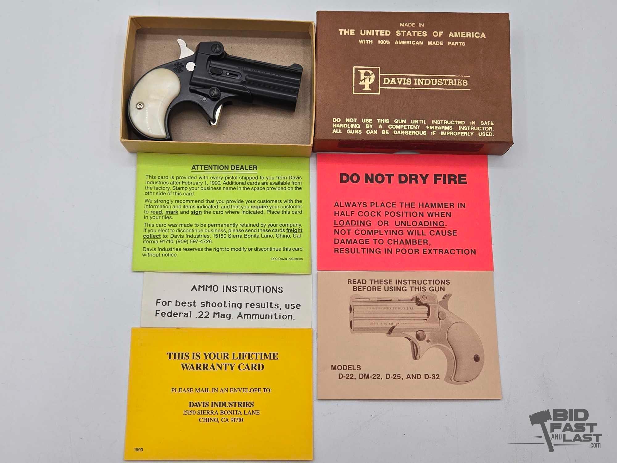 Davis Industries D-22 .22lr Derringer