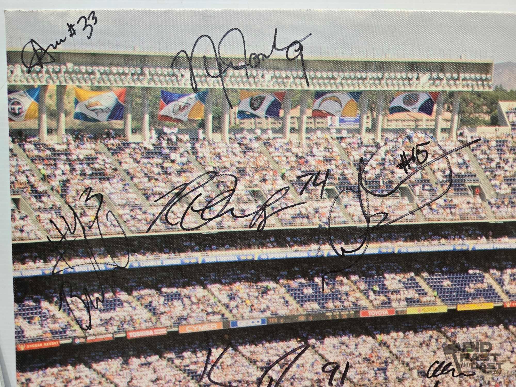 Chargers Signed Canvas