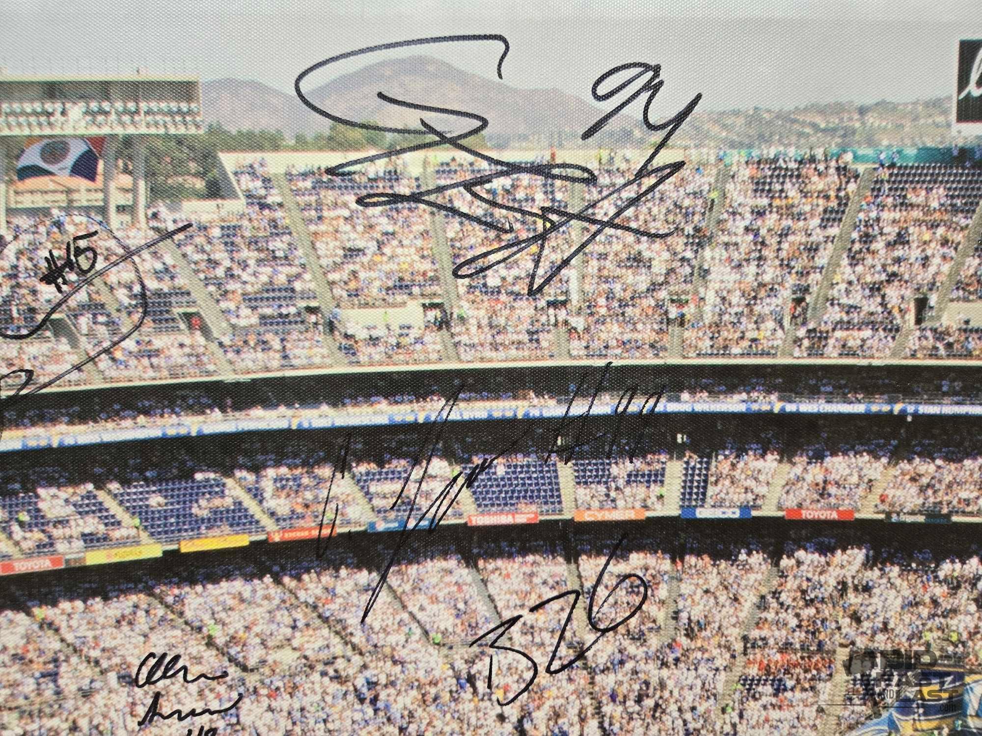 Chargers Signed Canvas