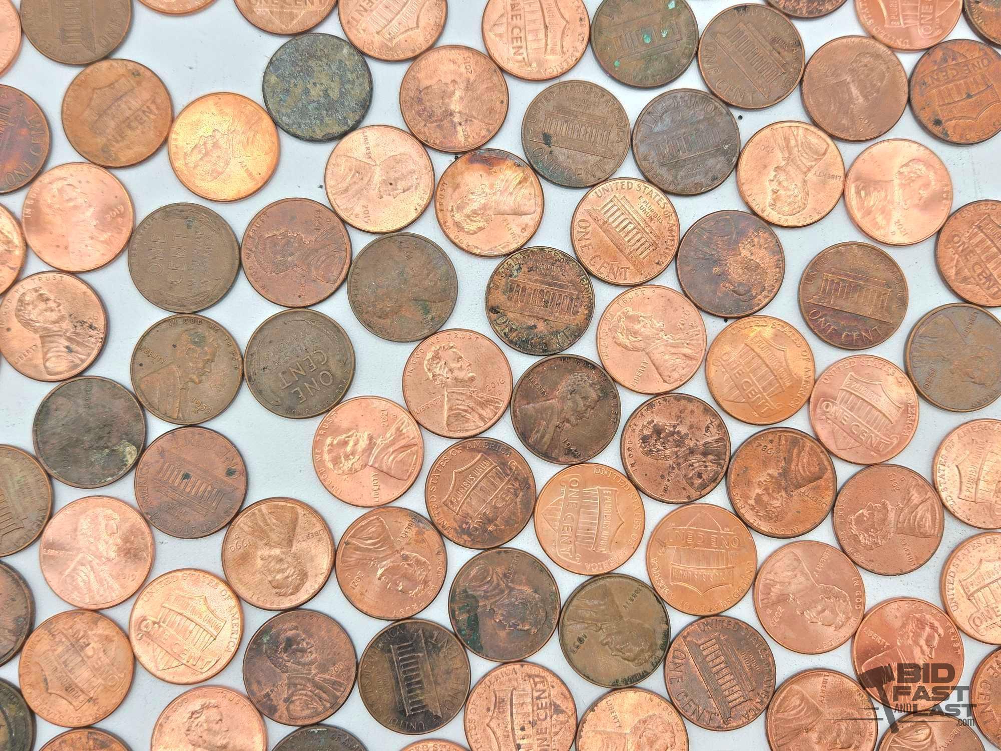 Approx 100 Pennies