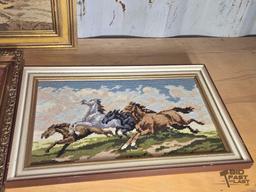 (3) Needle Point Art