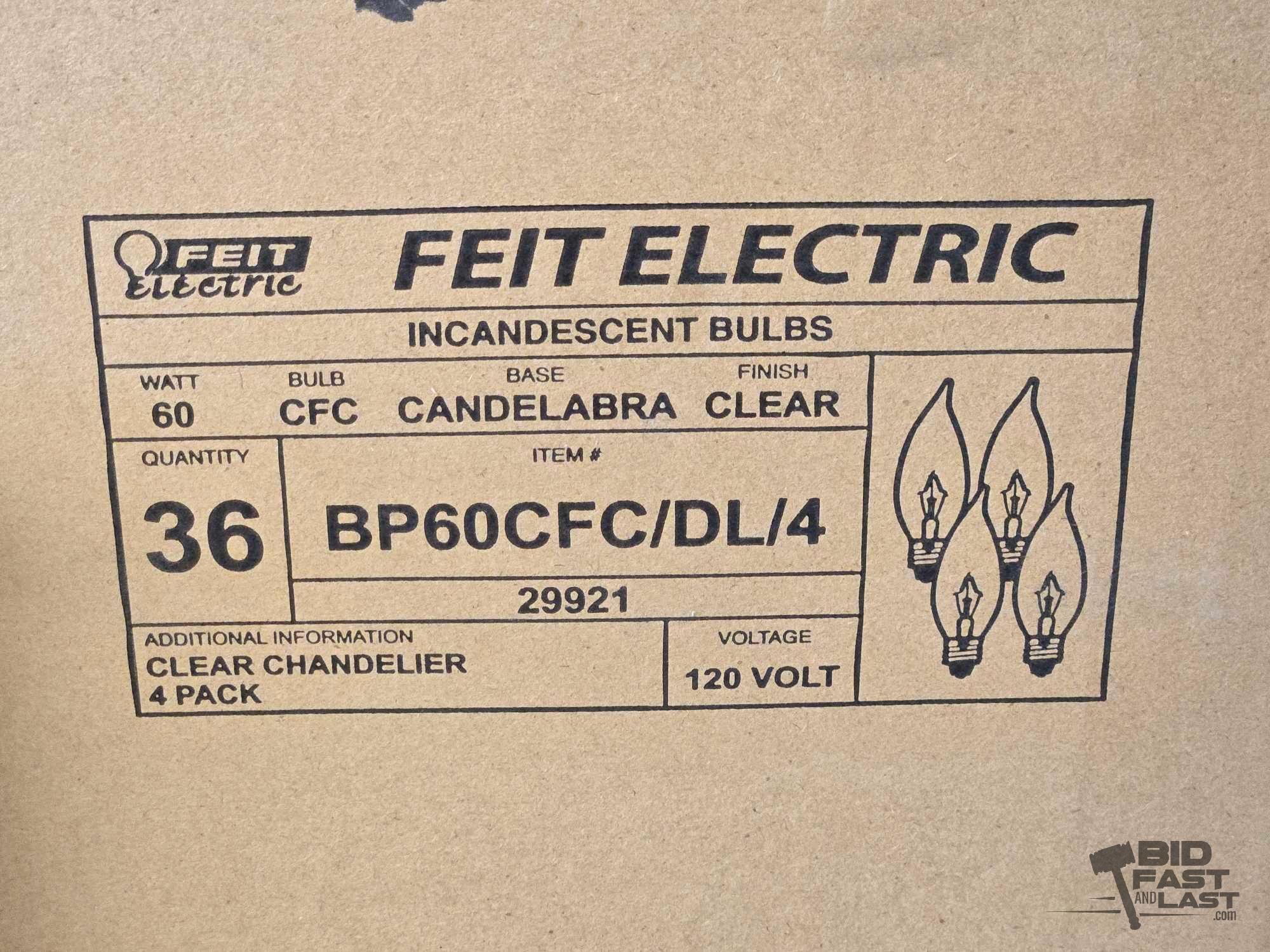 (3) Feit Electric Boxes Of Light Bulbs