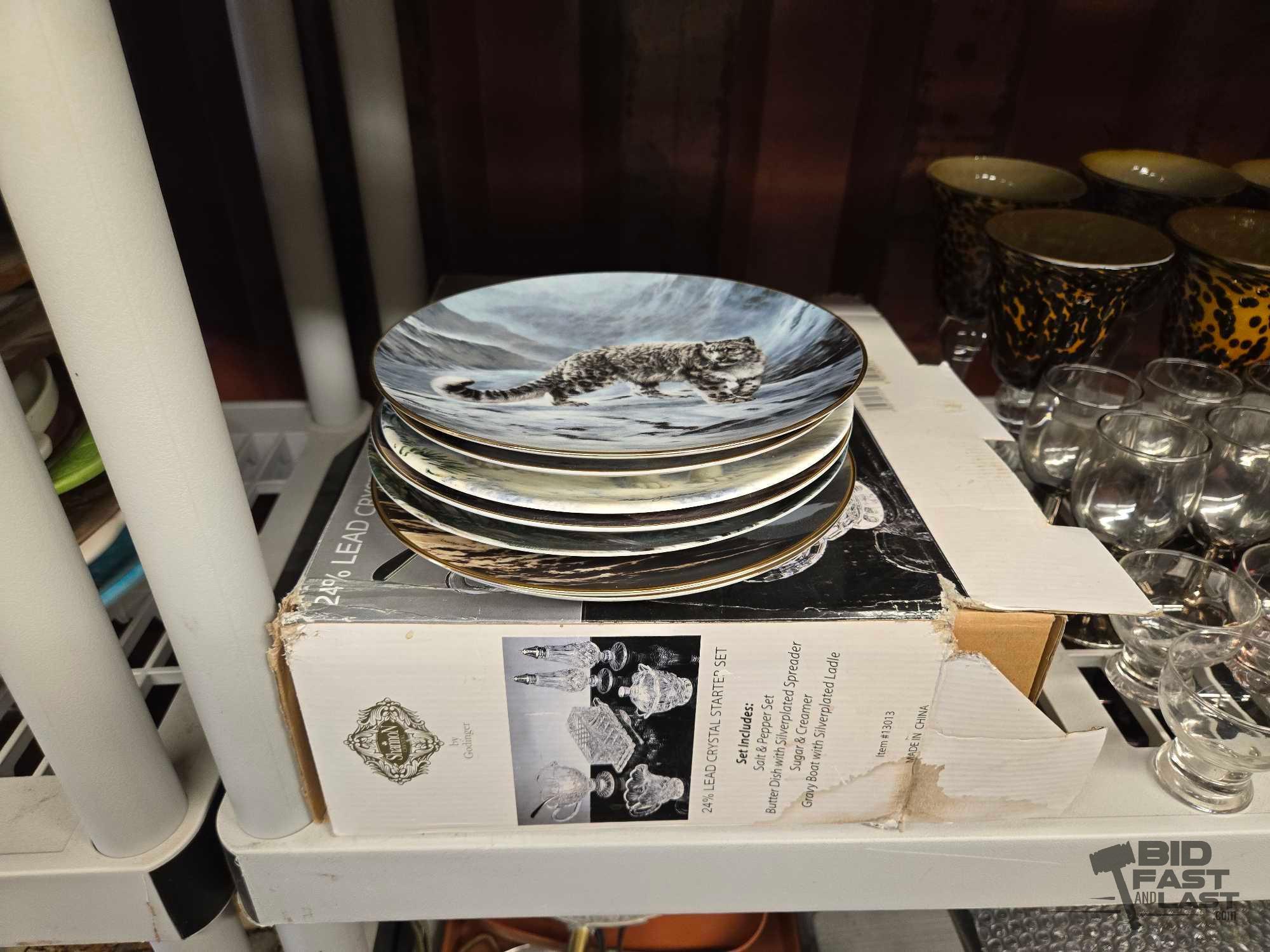 Decorative Plates, Lead Crystal Starter Set & More