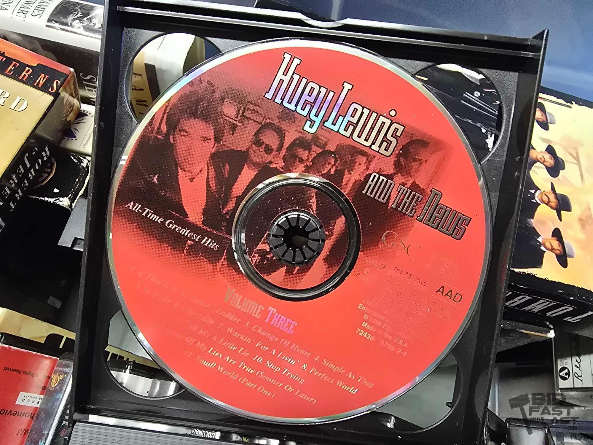 CDs, DVDs, VHS, and Cassette Tapes