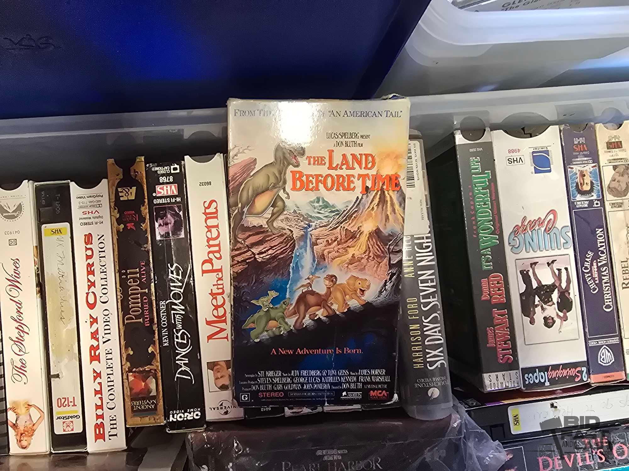 CDs, DVDs, VHS, and Cassette Tapes