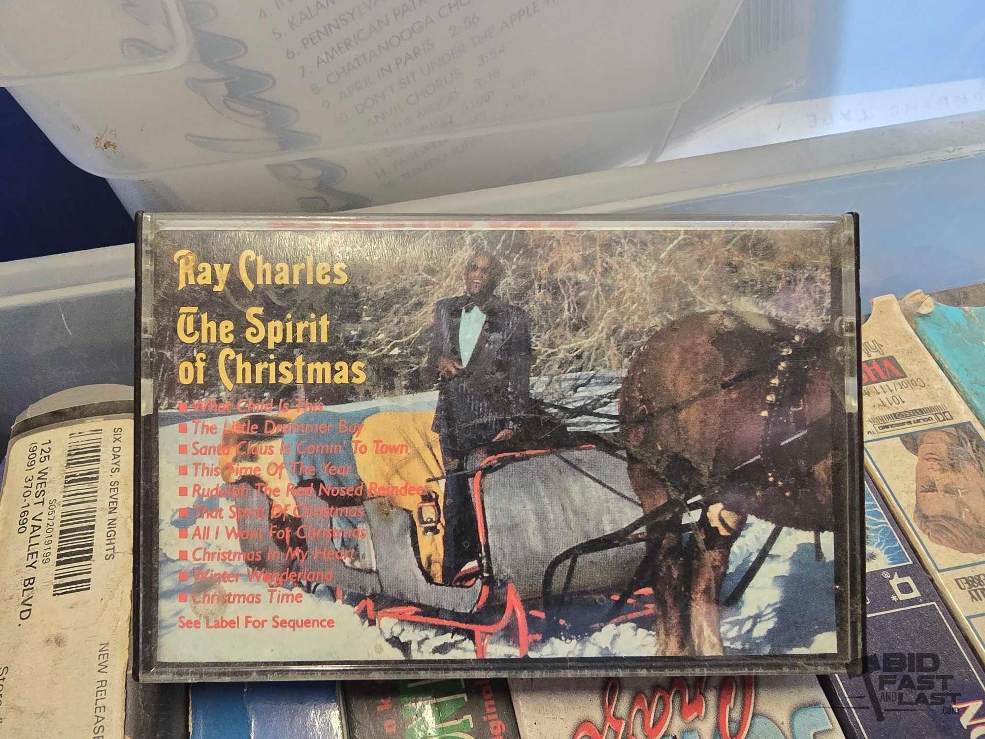 CDs, DVDs, VHS, and Cassette Tapes