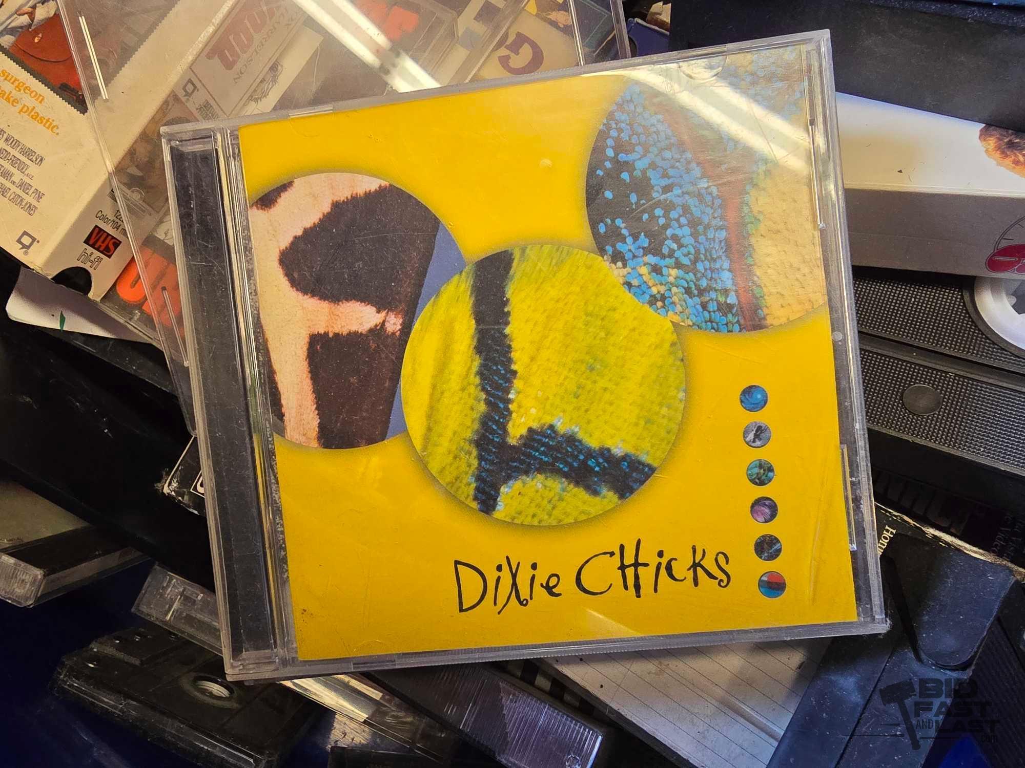 CDs, DVDs, VHS, and Cassette Tapes