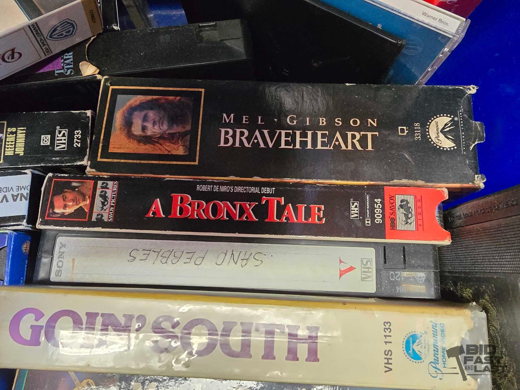 CDs, DVDs, VHS, and Cassette Tapes